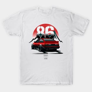 AE86 Trueno (Red) [ OSY Graphics ] T-Shirt